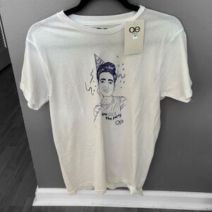 Queer Eye You are The Party Graphic White T-Shirt Size Small NWT